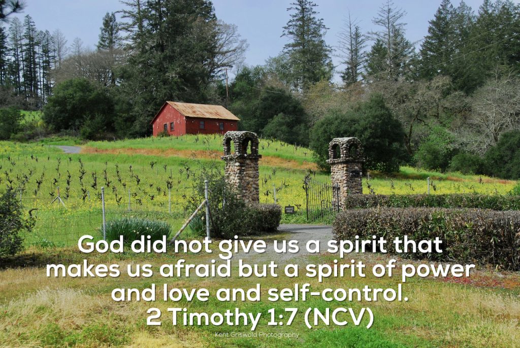 Afraid - 2 Timothy 1:7