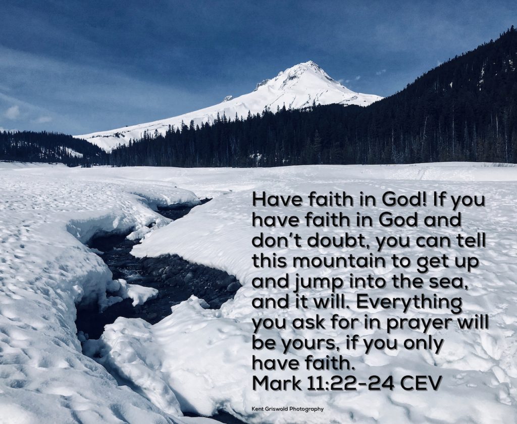 Faith - Mark 11:22-24