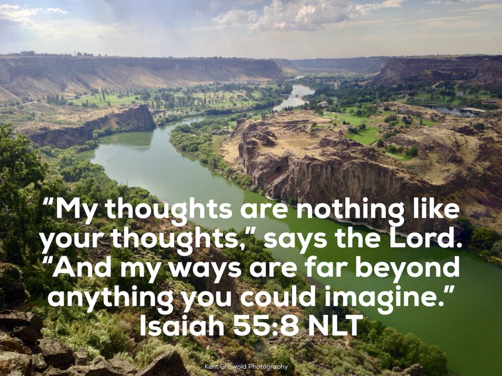 Thoughts - Isaiah 55:8