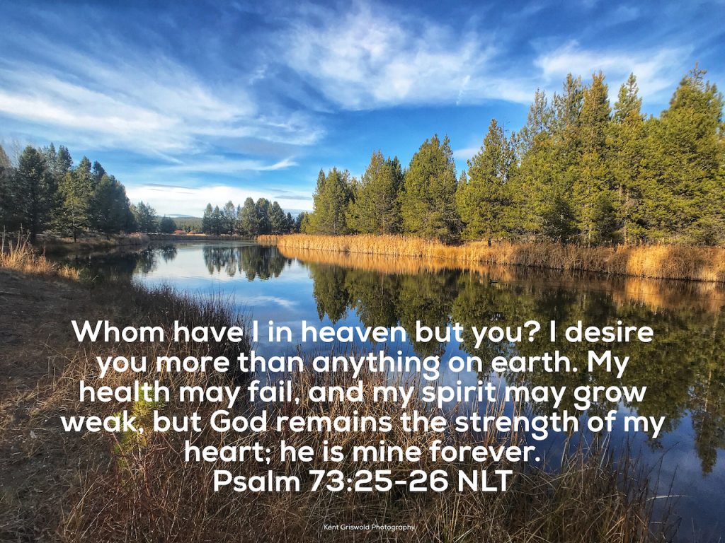Health - Psalms 73:25-26