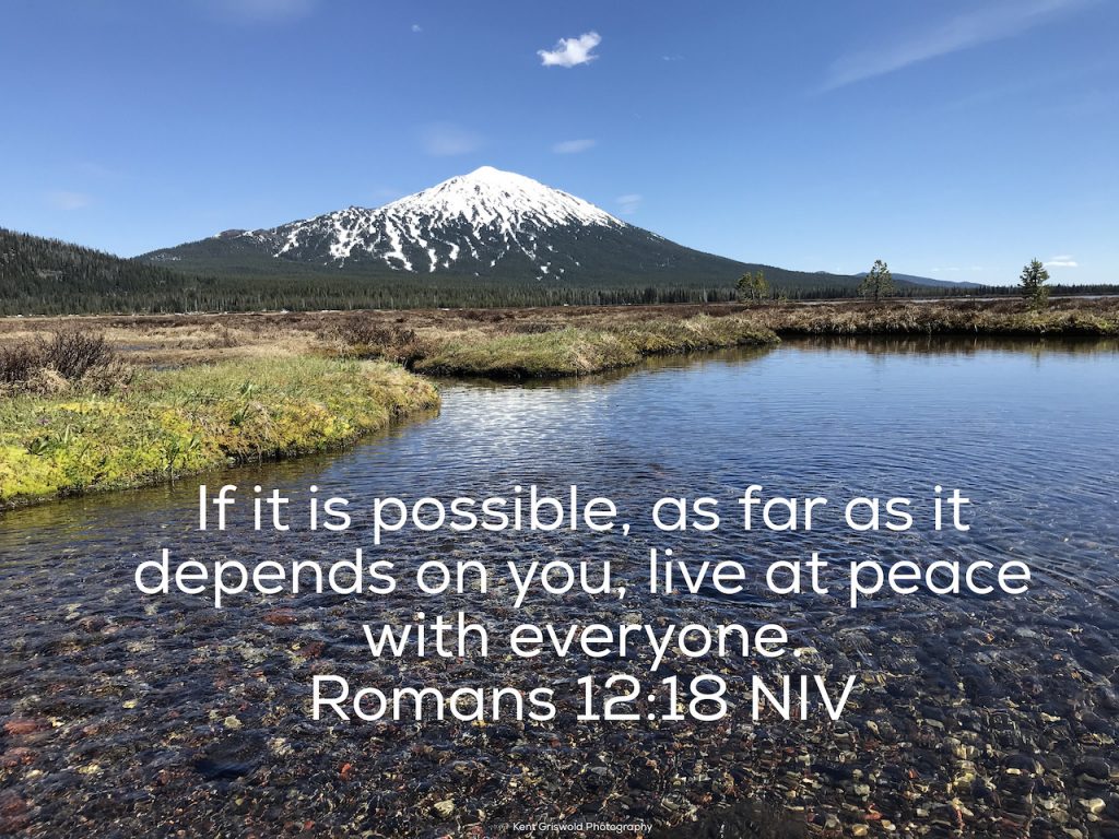 Peace - Romans 12:18