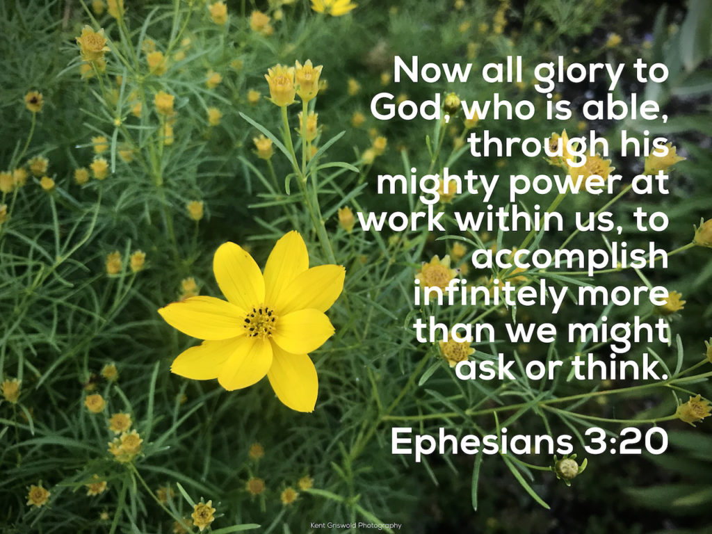 Glory - Ephesians 3:20