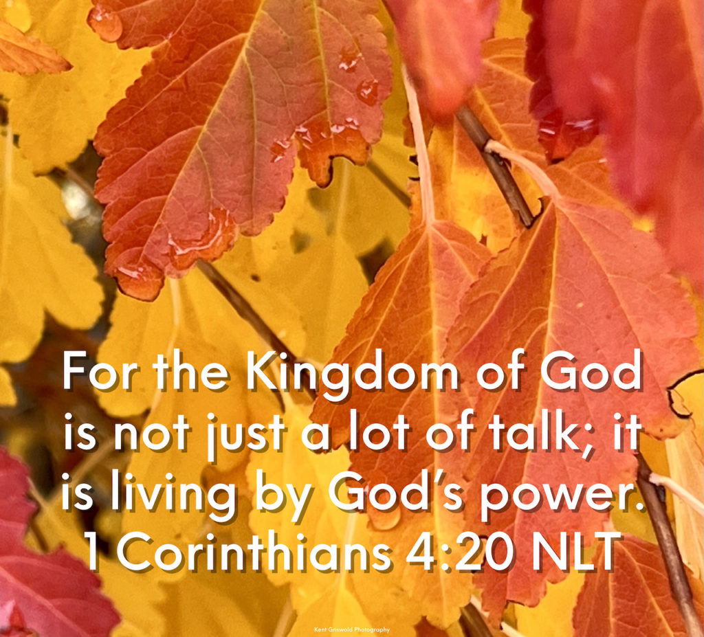 Kingdom - 1 Corinthians 4:20