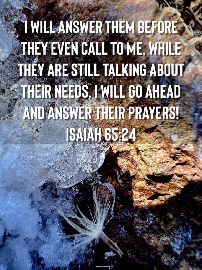 Prayer - Isaiah 65:24
