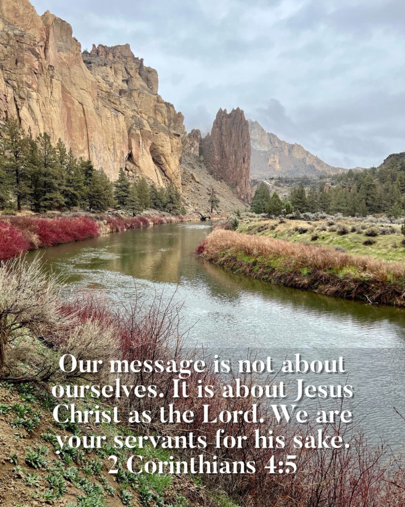 Message - 2 Corinthians 4:5